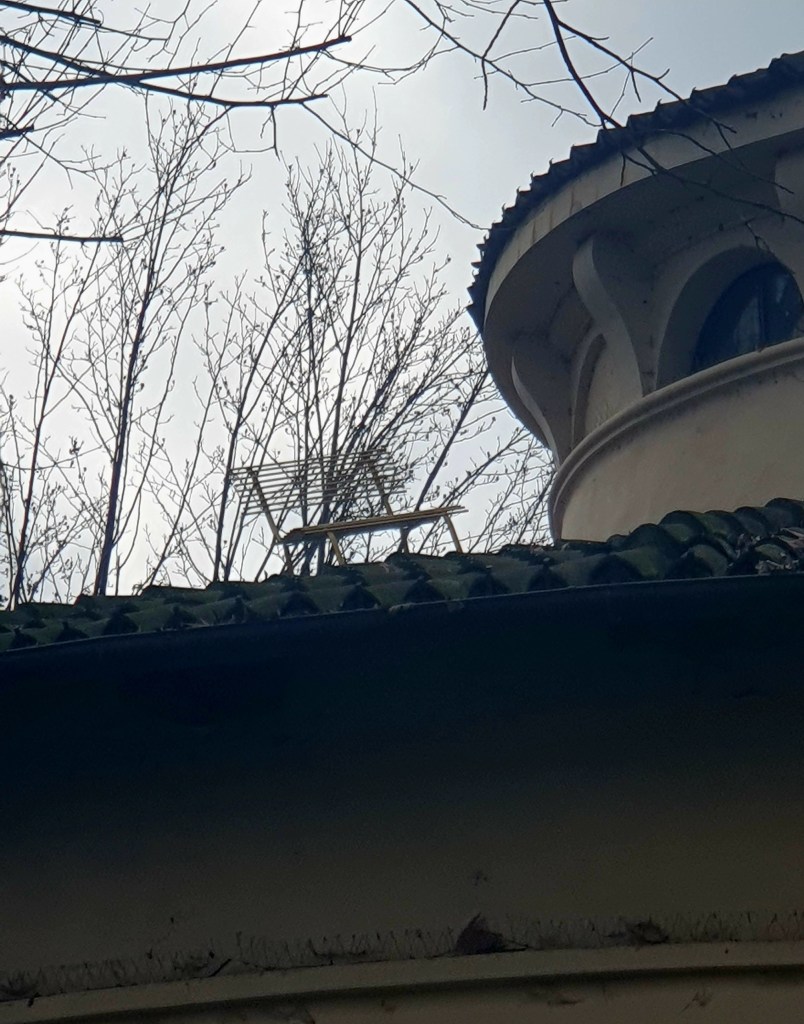 Panchina sul tetto