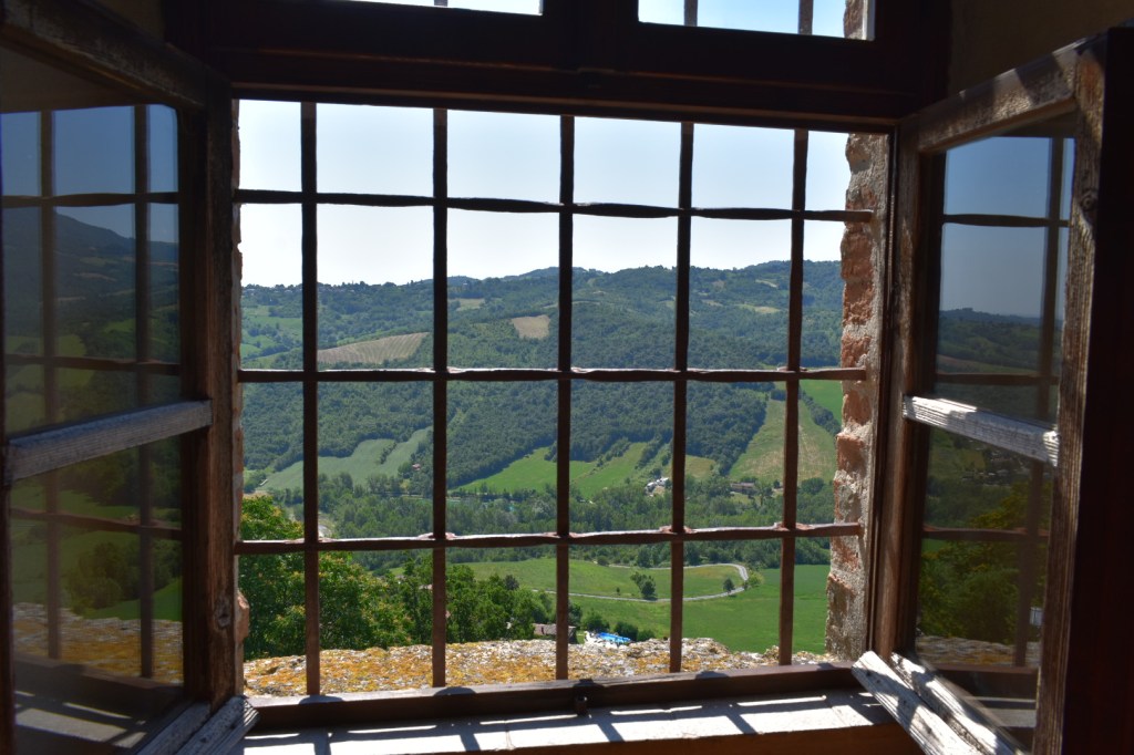 Vista dal castello di Vigoleno 