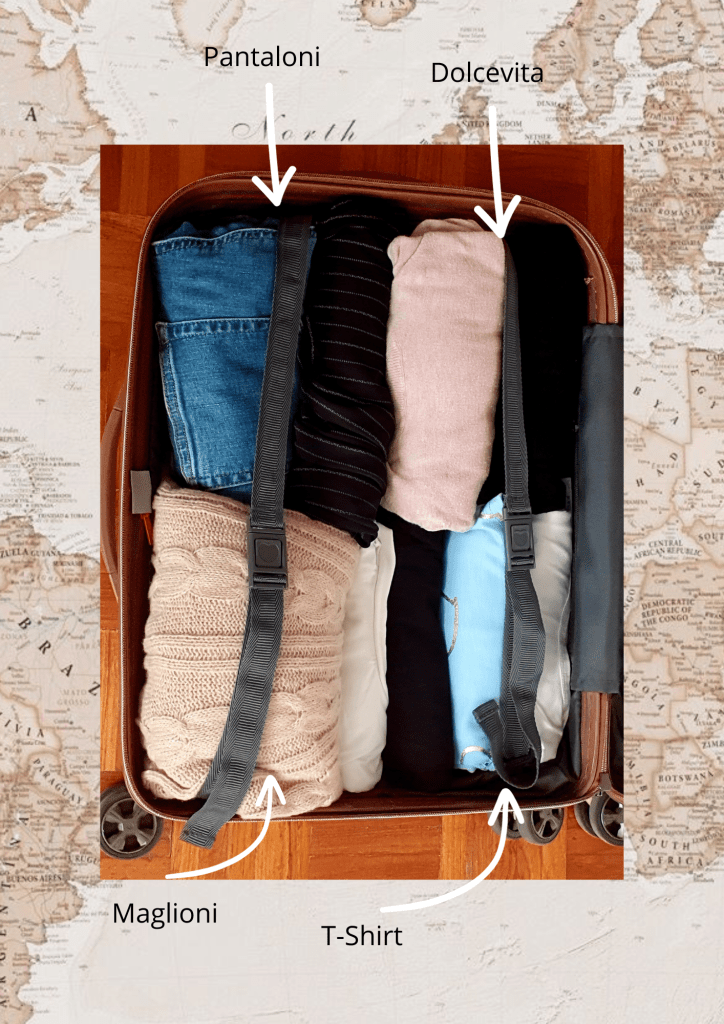 Come preparare la valigia perfetta - Metodo Sushi