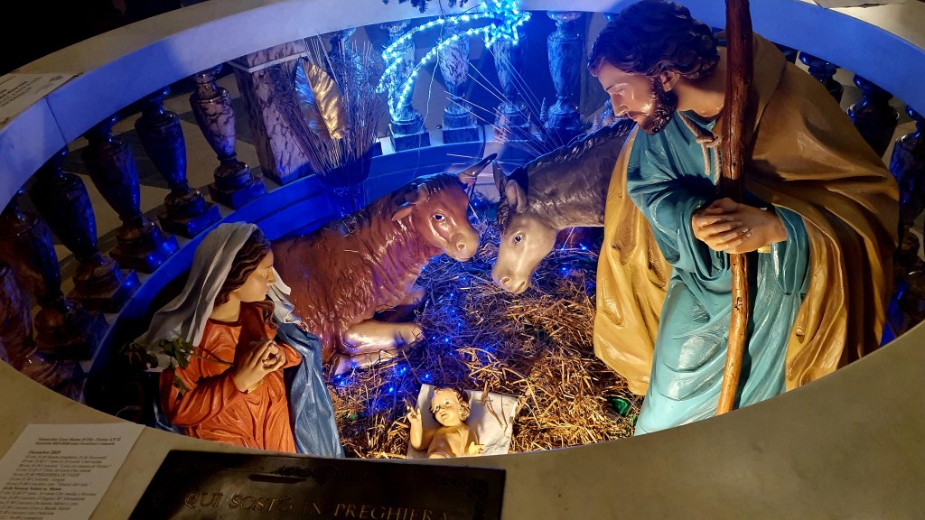 Presepe all'interno della Basilica di Superga