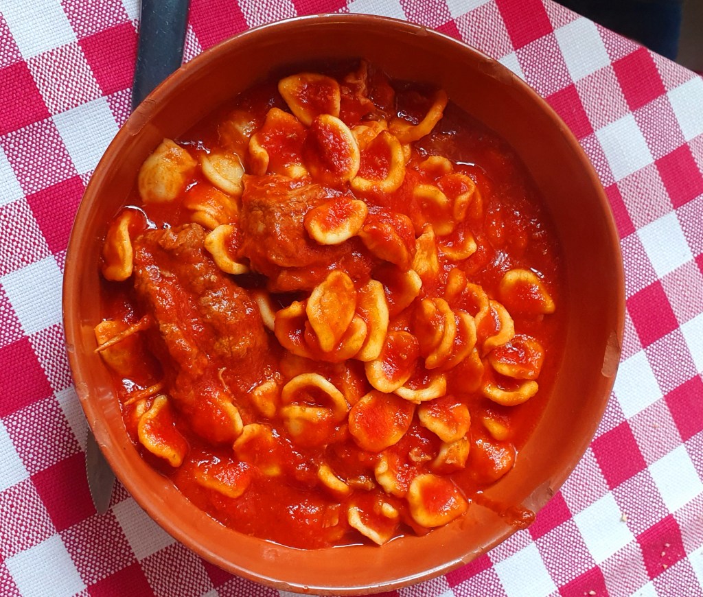 Orecchiette con le braciole- Il Trullo
