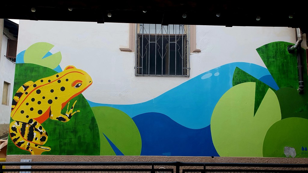 Murale Placidamente rana - Rive