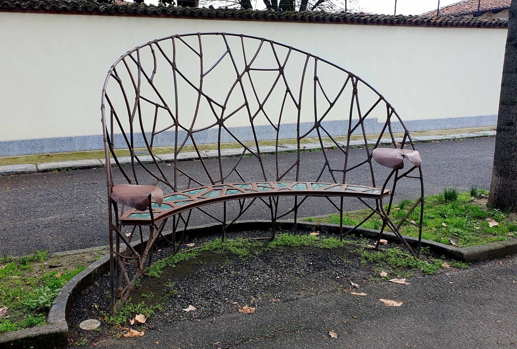 Panchina d'artista a Vigone