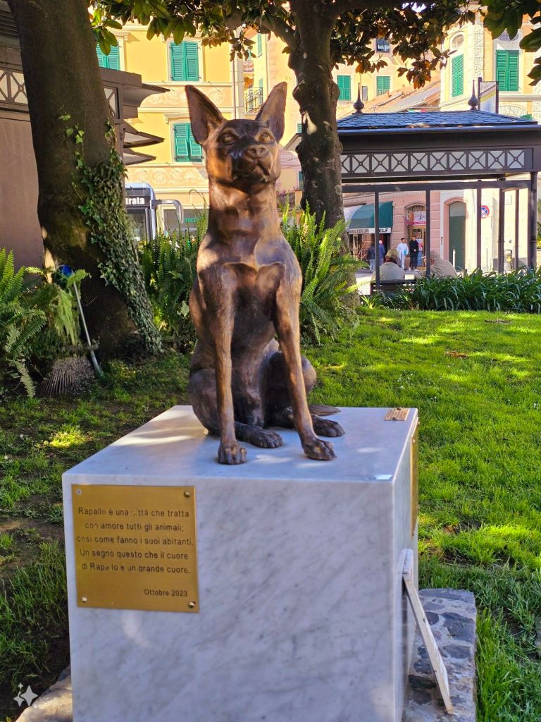Statua cane Rapallo